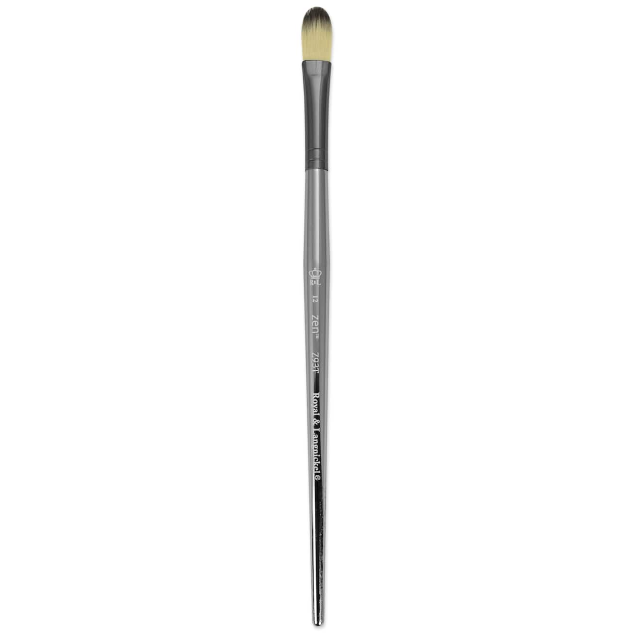 12 Pack: Zen™ Series 93 Short Handle Filbert Brush